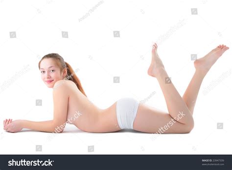 Beauty Sexy Nude Woman On White Stock Photo Edit Now
