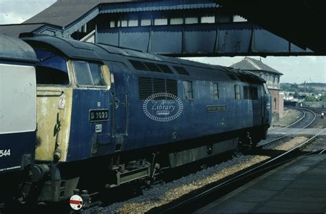 The Transport Library Br British Rail Diesel Locomotive Class 52 D1022 At Truro In 1976 12