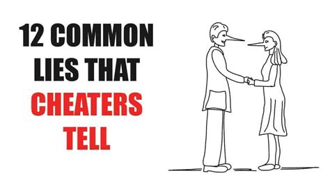 12 Common Lies That Cheaters Tell • Relationship Rules