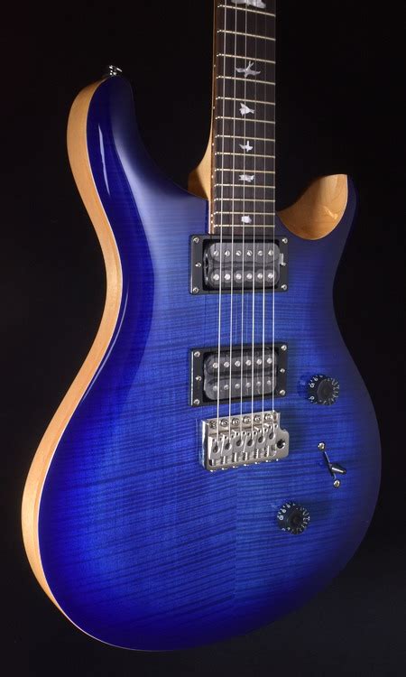 Prs Se 2021 Custom 24 Faded Blue Burst Gbl Guitars