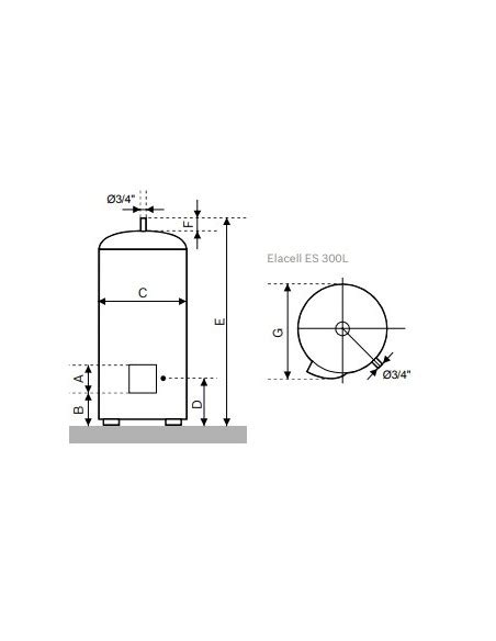 Termo Electrico Junkers Elacell Vertical 300L 479