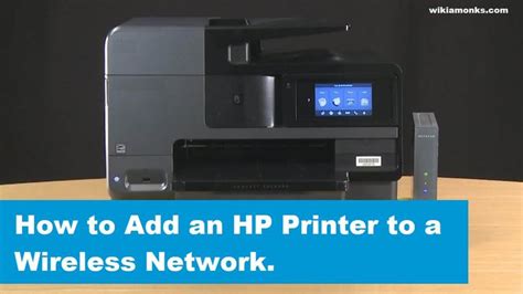 How To Add An Hp Printer To A Wireless Network Wireless Networking Hp Printer Wireless Printer