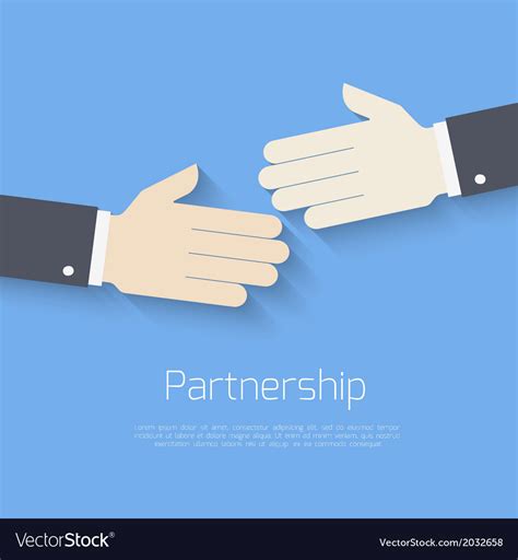 Partnership Concept Royalty Free Vector Image VectorStock