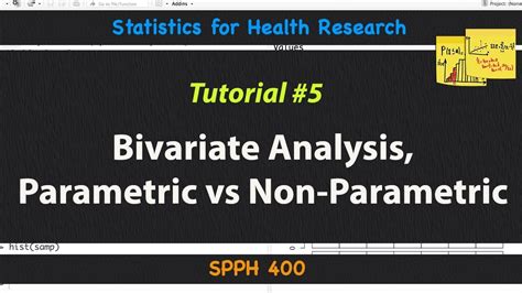 Intro To Statistics Bivariate Parametric Vs Non Parametric Tests