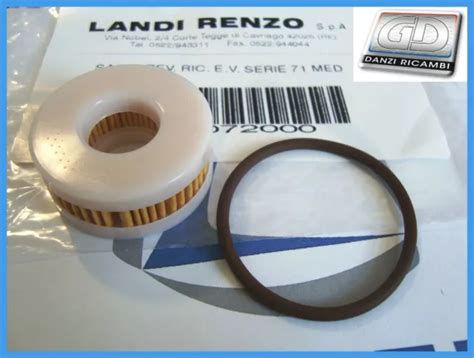 Kit Filtro Cartuccia Riduttore Gas Gpl Impianto Landi Renzo Con O R