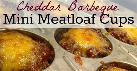 Mini Meatloaves Cooked In A Muffin Tin Topped With Cheddar Cheese And