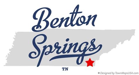 Map of Benton Springs, TN, Tennessee