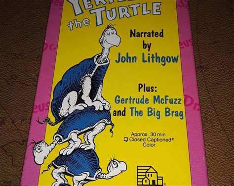 Dr Seuss Yertle The Turtle Vhs Plus Gertrude Mcfuzz And The Etsy