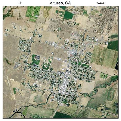 Aerial Photography Map of Alturas, CA California