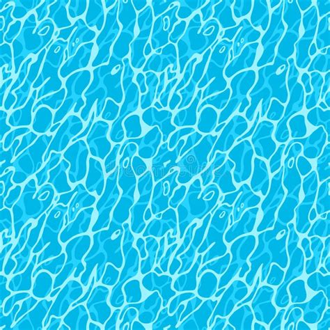 Azure Seamless Pattern Superf Cie De Brilho Da Gua Ondinha Do Mar