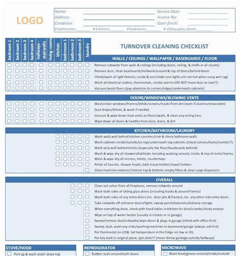 Apartment Turnover Checklist