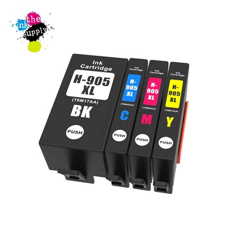 Theinksupply Hp 905xl Hp 905 Compatible Hp Printer Ink Cartridge For Hp Officejet Pro 6960 6970