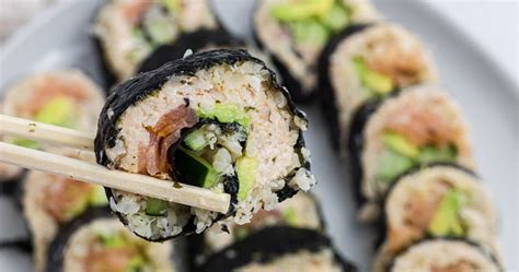 Keto Sushi Rolls Our Low Carb Take On The Japanese Inspired Recipe