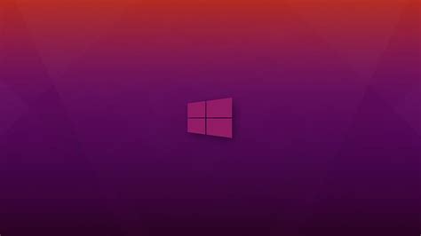 Windows 10, purple background, purple, pink, logo, HD wallpaper ...