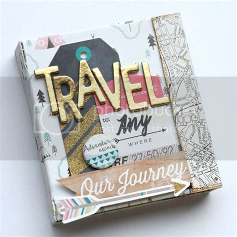 Scrapbook Album Diy Vintage Scrap Book Self Adhesive Vacation Gifts