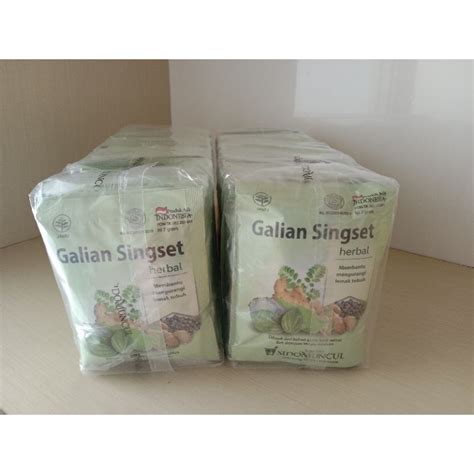 Jual Sido Muncul Jamu Galian Singset Pack Pcs Mengurangi Lemak