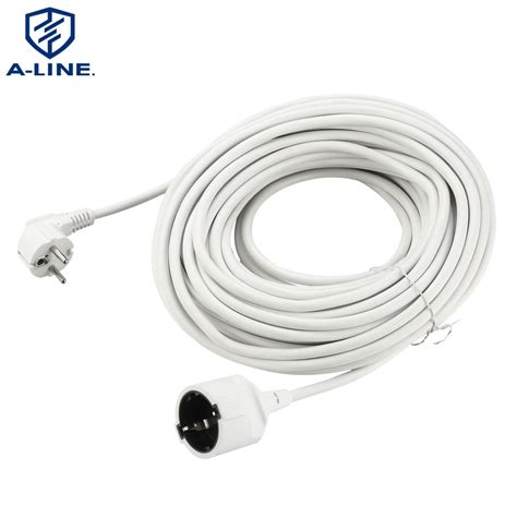 VDE Approved European 3 Pins AC Power Plug With Extension Cord China