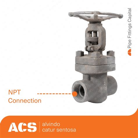 Jual Gate Valve Inch Stainless Steel Bolted Bonnet Npt Gba