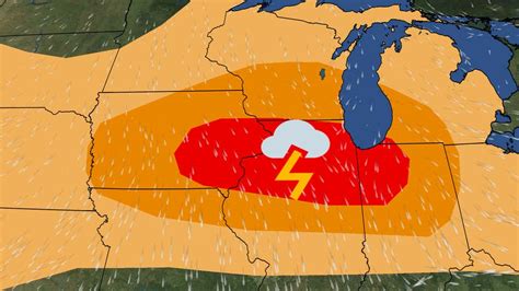 Severe Storms Threaten Midwest To Start Week Videos From The Weather