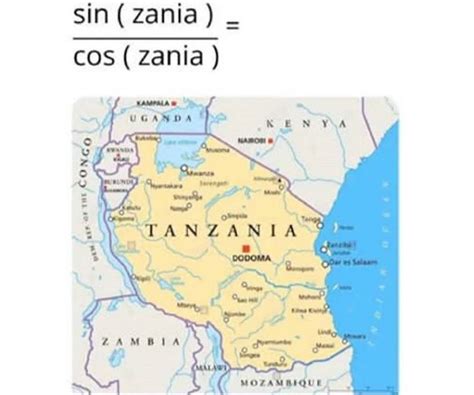 Terrible Maps On Twitter Tanzania Https T Co Enlsztitjn Twitter