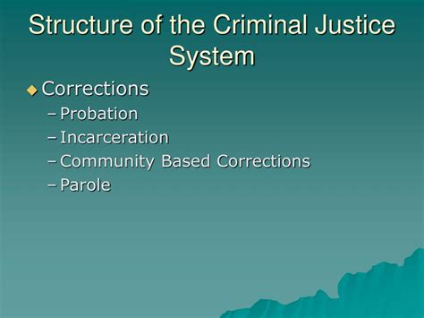 Ppt Introduction To The Criminal Justice System Powerpoint