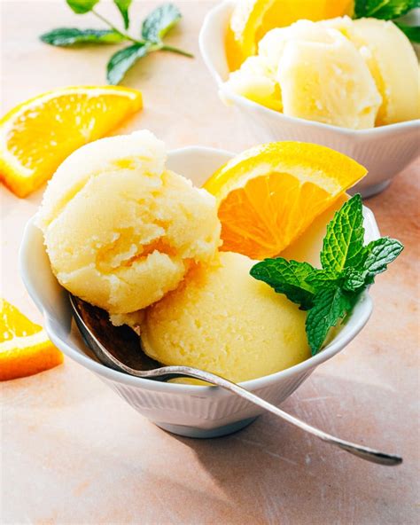 Orange Sherbet Ice Cream Recipe