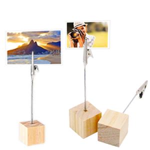 Fotohalter St Ck Fotohalter Mit Klammern Holz Fotost Nder Memo