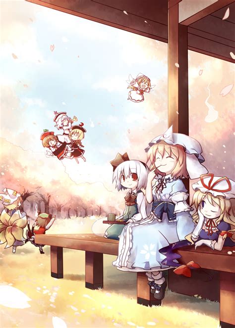 Konpaku Youmu Yakumo Yukari Saigyouji Yuyuko Yakumo Ran Konpaku