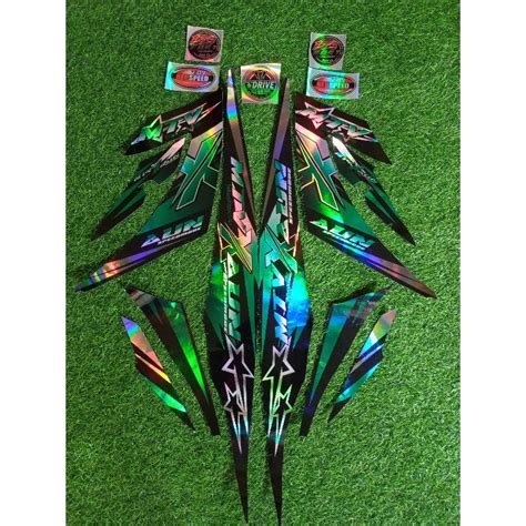 Suzuki Raider J Fi Stock Size Decal Mtv X Aun Design Shopee