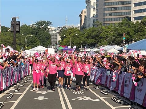 Susan G Komen Pink Walk For Breast Cancer Makes In Person