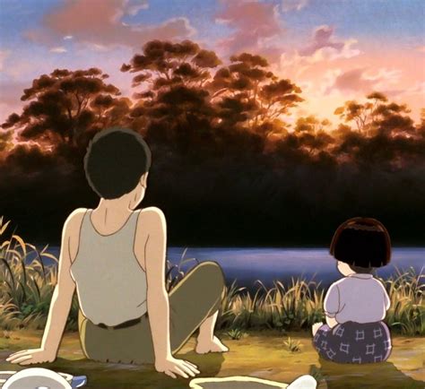 Still from Grave of the Fireflies (1988) by Isao Takahata. | Grave of ...