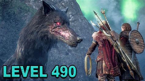 Assassin S Creed Valhalla Level 490 Vs Fenrir Gameplay Youtube