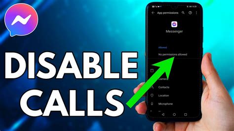 How To Disable Calls On Messenger App Youtube