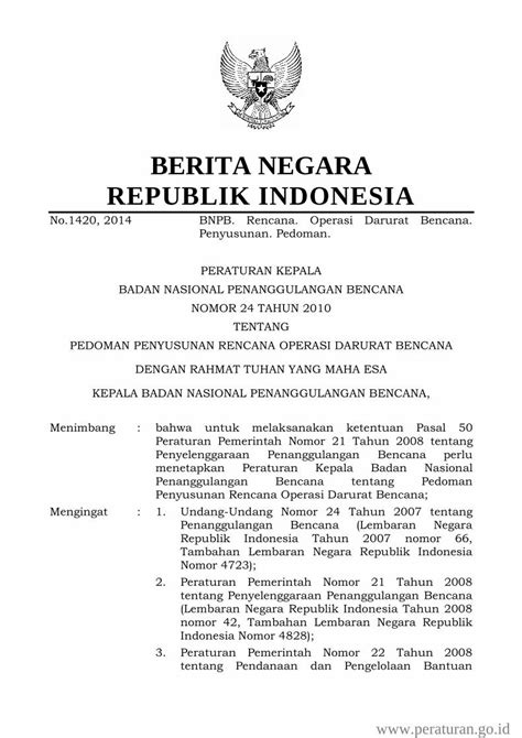 Pdf Berita Negara Republik Indonesia Lembaran Negara Republik