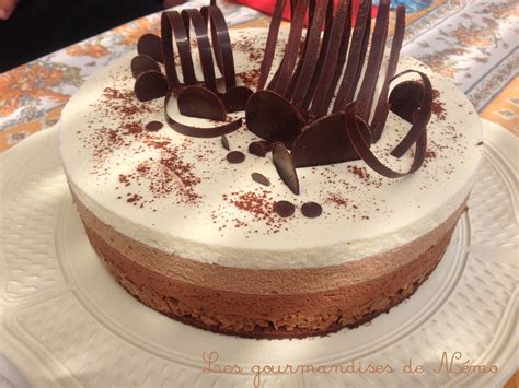 Entremet 3 chocolats Les Gourmandises de Némo