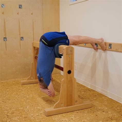 Hanging Uttanasana Using The Trestler Iyengar Yoga Association Of