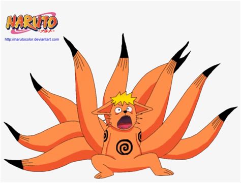 Naruto Clipart Cute Baby Naruto And Kurama Transparent Png 900x642