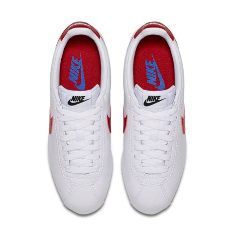 Wmns Nike Classic Cortez Leather White Red 807471 103 Kicks Crew