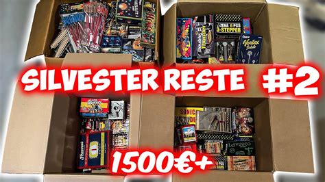 SILVESTER FEUERWERK RESTE UNBOXING 2023 24 TEIL 2 1500 YouTube