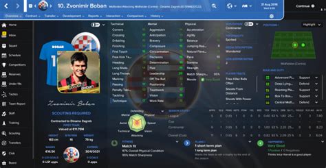 Zvonimir Boban Overview Profile Football Manager Screenshots