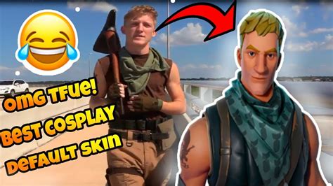 Tfue Best Default Skin Irl Cosplay Funny Fortnite Moments 14 Youtube