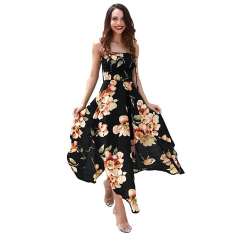 Casual Summer Strap Dress 2019 Women Sexy Slip Dress Sleeveless Midi