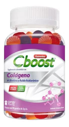 Gomitas C Boost Colágeno biotina Y Ácido Hialurónico C 90 Pz MercadoLibre