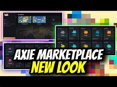 Axie Origin New Marketplace Update New Features Future Updates