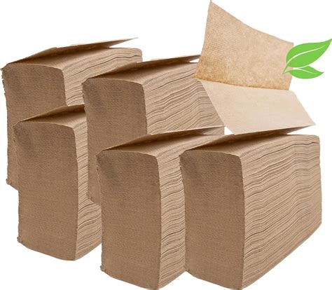 Unbleached Paper Towels Ct Z Fold Post Consumer Waste