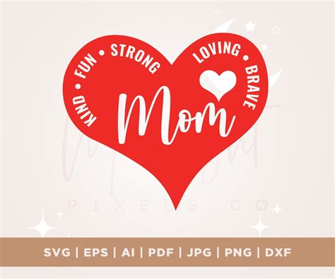 Mom Svg Mothers Day Svg Cricut Png Svg Mothers Day Png Mothers