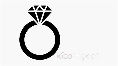 Diamond Ring Black Transparent Image Clipart Free Png Engagement Ring