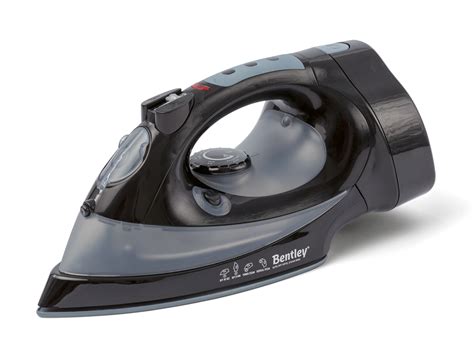 Steam Iron Retractable Cord Black - Irons - Bentley