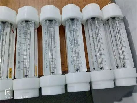 DFLOW Acrylic Air Rotameter For Industrial Model Name Number Dfec