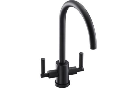 Abode Atlas Monobloc Aquifier Kitchen Mixer Tap Matt Black